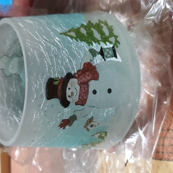 Yankee Candle snowman topper - Picture 4 of 5